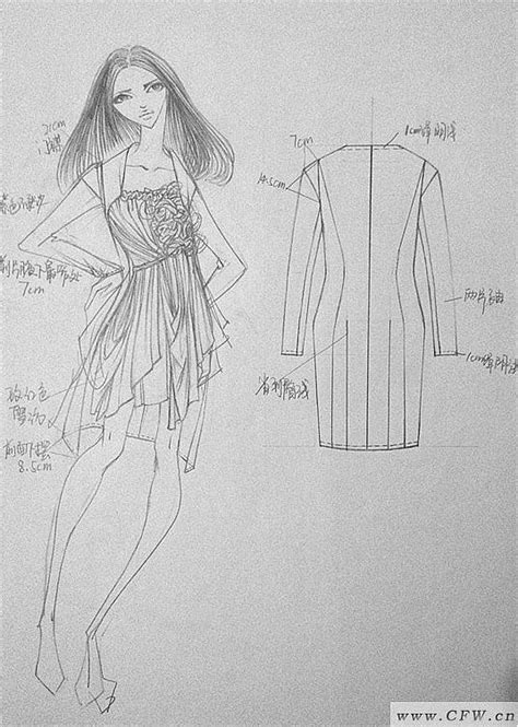服装设计人体模板